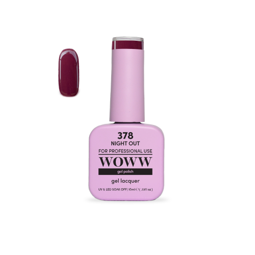 Ημιμόνιμο Βερνίκι New Woww Cosmetics 10ml Night Out - 378